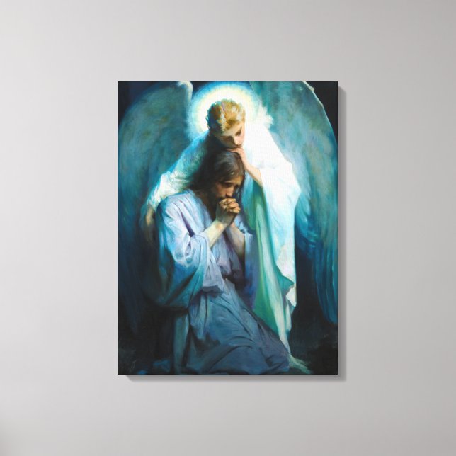 Agony i Garden, 1898 av Frans Schwartz Canvastryck (Framsida)