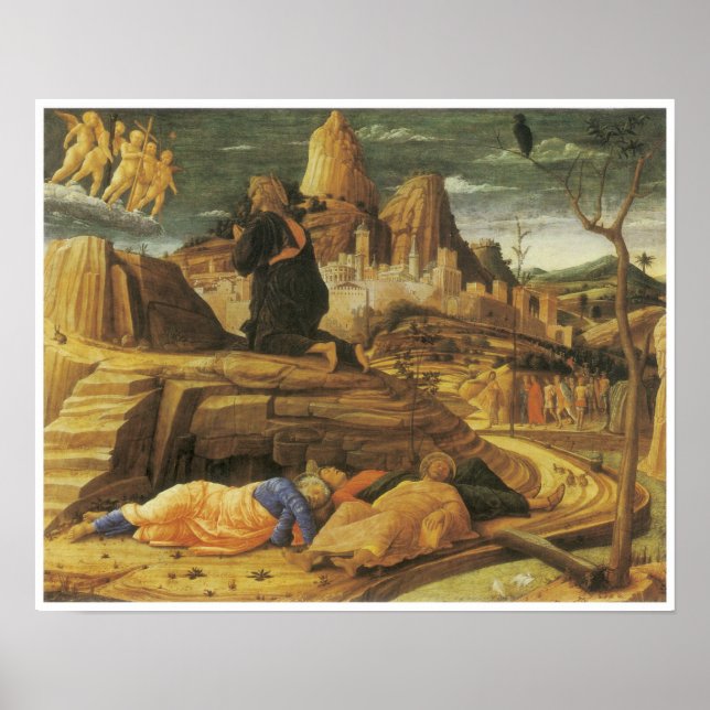 Agony i Garden. c 1460 Poster (Framsidan)