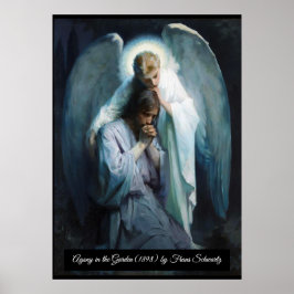 Agony i Garden Jesus Kristus Poster