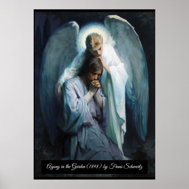 Agony i Garden Jesus Kristus Poster (Framsidan)