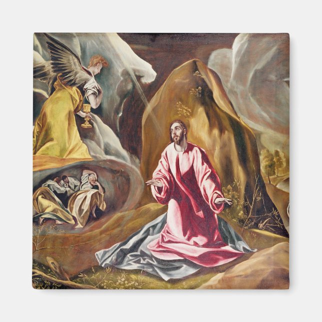 Agony i Gethsemane Garden, 1590-talet Magnet (Framsidan)