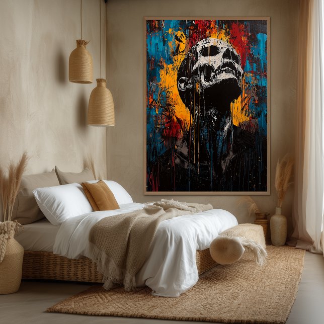 Agony och Awaking Contemporary Expressionist Art Canvastryck (Skapare uppladdad)