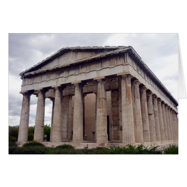 agora hephaestus hälsningskort (Framsidan Horizontal)