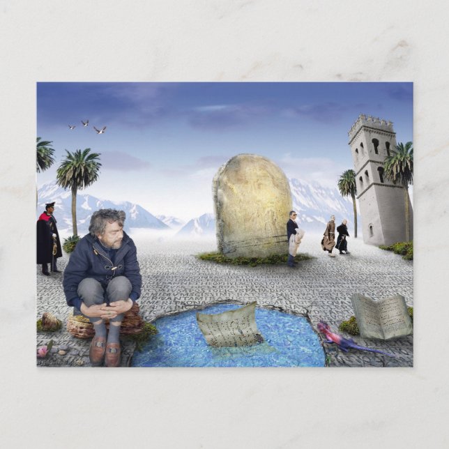 Agora Sah - vykort (Framsida)