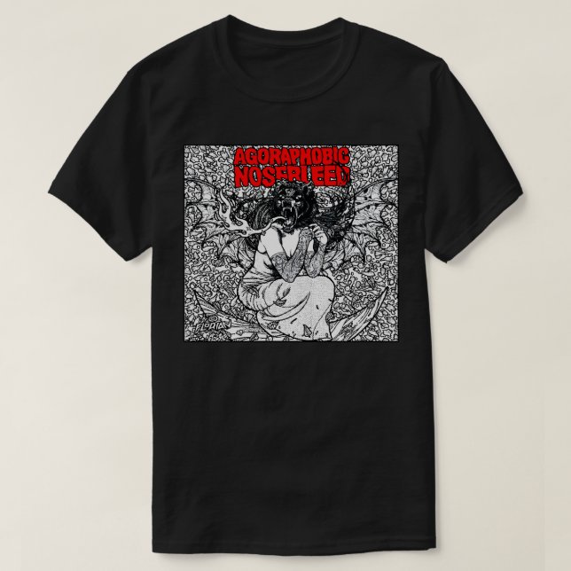 Agorafob Nosebleed Artwork T Shirt (Design framsida)