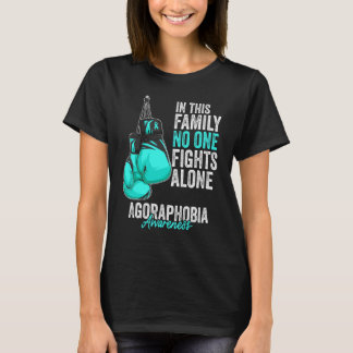 Agoraphobia Awareness Month Boxing Handskar Teal R T Shirt