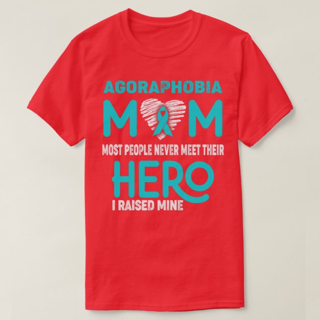 Agoraphobia Mamma De flesta människor möter aldrig T Shirt (Design framsida)