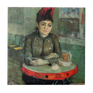 Agostina Segatori, Cafe du Tambourin av Van Gogh Kakelplatta