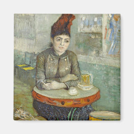 Agostina Segatori i Cafe du Tambourin av Van Gogh Magnet