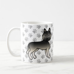 Agouti Siberian Husky Tecknad Hund & Tassar Kaffemugg