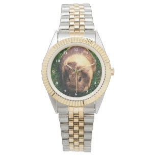 Agoutiförsökskanin i gräset armbandsur