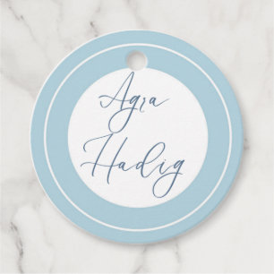 Agra Hadig-First Tooth blue Gåvor Etiketter