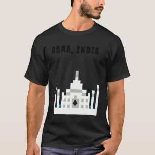 Agra, Indien, den vackra Taj Mahal T Shirt