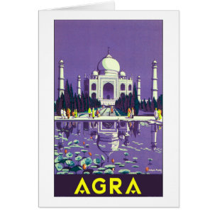 Agra ~ Taj Mahal Hälsningskort