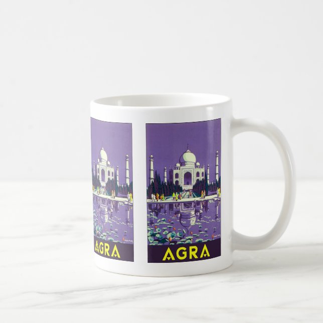 Agra ~ Taj Mahal Kaffemugg (Höger)