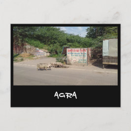 Agra, Uttar Pradesh, Indien Vykort