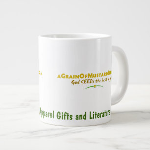 Agrainofmustardseed.com Logotyp Jumbo Mugg