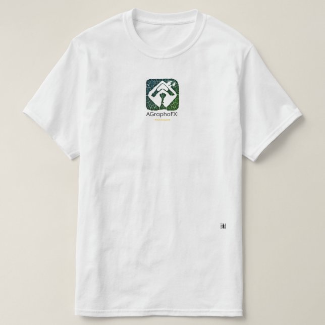 AGraphaFX #SIGGswag2018 t-skjorta value2 (vit) T Shirt (Design framsida)