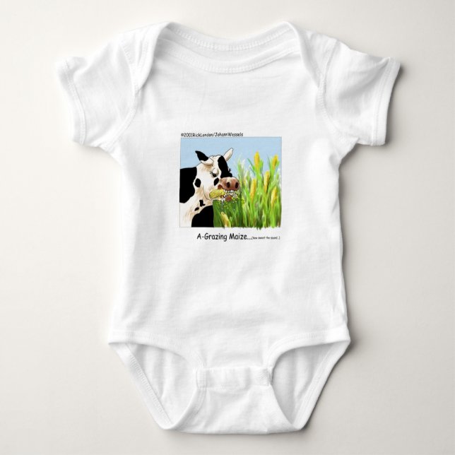 Agrazin' Maze Rollig Ko Tecknad Presenter Samlarob Tee Shirt (Framsida)