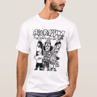 AGRESSION ÅKER SKRIDSKOR T-tröja T Shirt