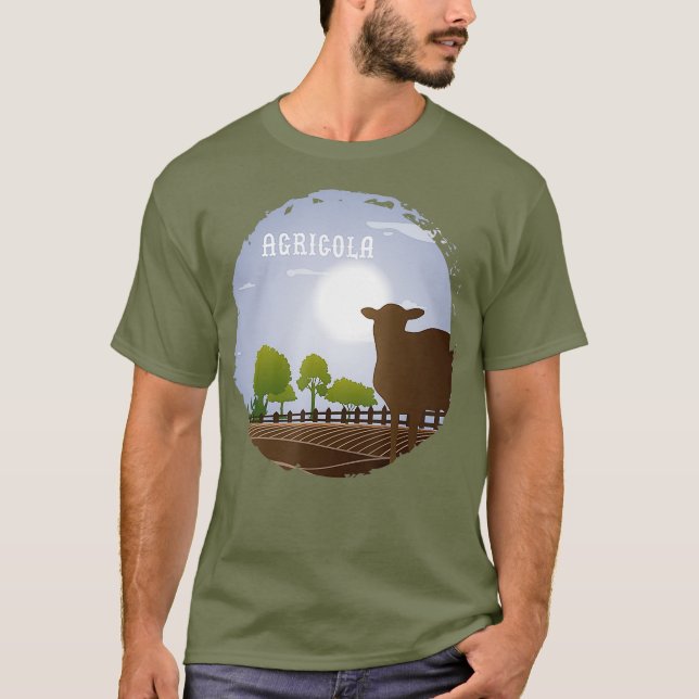 Agricola Board Game Design Tabletop-spel T Shirt (Framsida)