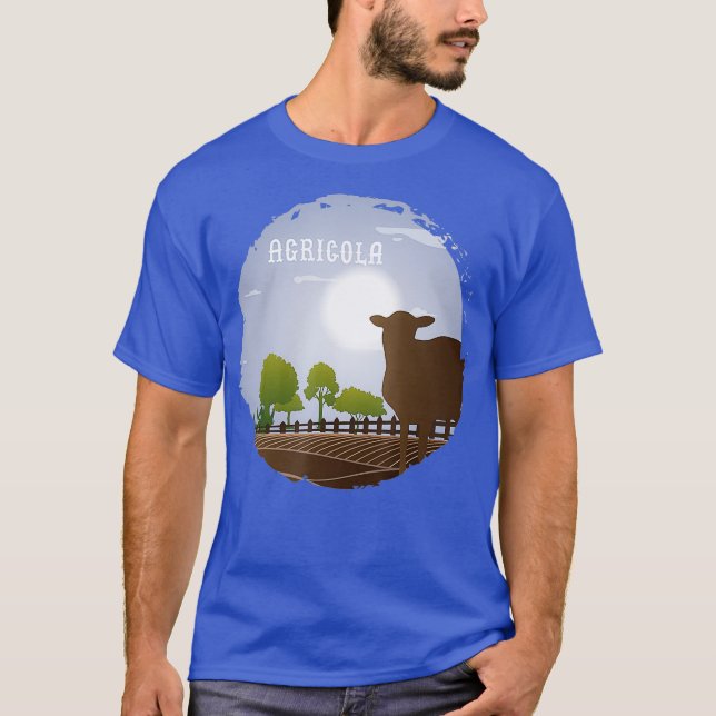 Agricola Board Game Design Tabletop-spel T Shirt (Framsida)