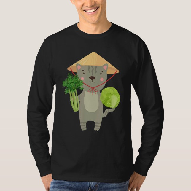 Agricultor Graphic Cow Farmer Agriculture Tractor  T Shirt (Framsida)