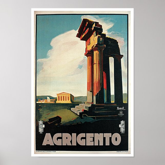 Agrigento Poster (Framsidan)