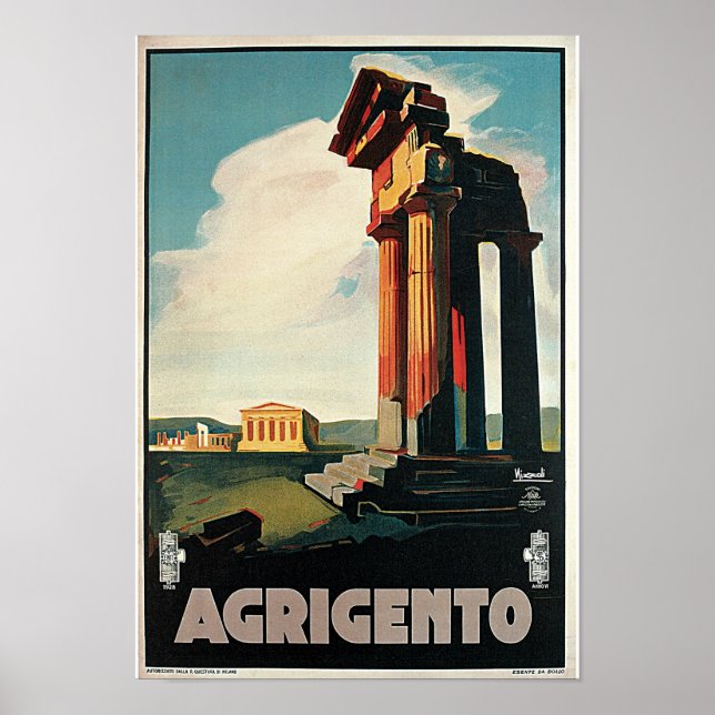 Agrigento Poster (Framsidan)