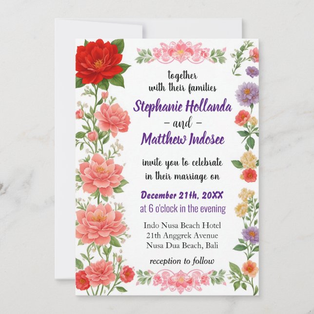 Agrimonia Thankfulness Gratitude Kärlek Expression Inbjudningar (Framsida)