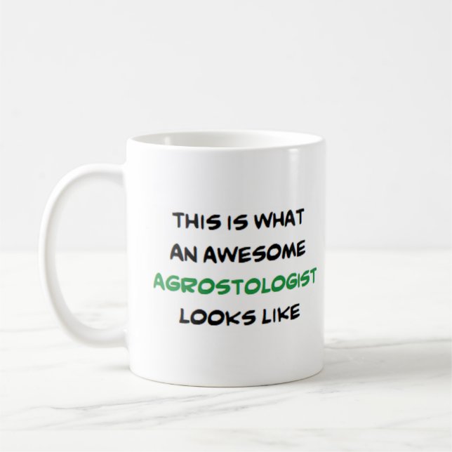 agrostolog, fantastisk kaffemugg (Vänster)