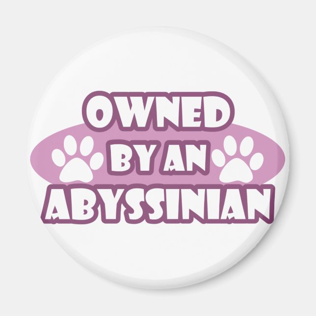 Ägs av en Abyssinian Magnet (Framsidan)