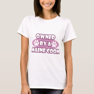 Ägs av en maine Coon T-shirt