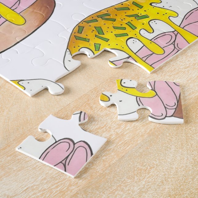 Ägs Benedict Breakfast Kitchen Food Foodie Ham Pussel (Sidan)