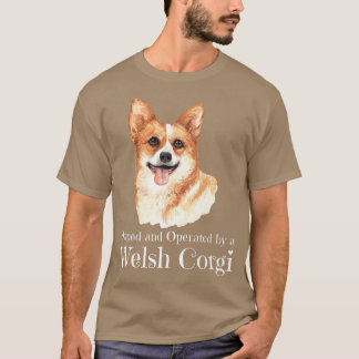 Ägs och drivs av en Welsh Corgi Hund1242 T Shirt