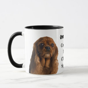 Ägt av en Ruby Cavalier Kung Charles Spain Mugg