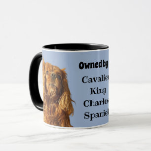Ägt av en Ruby Cavalier Kung Charles Spain Mugg