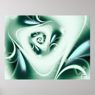 Agua Abstrakt Art Poster