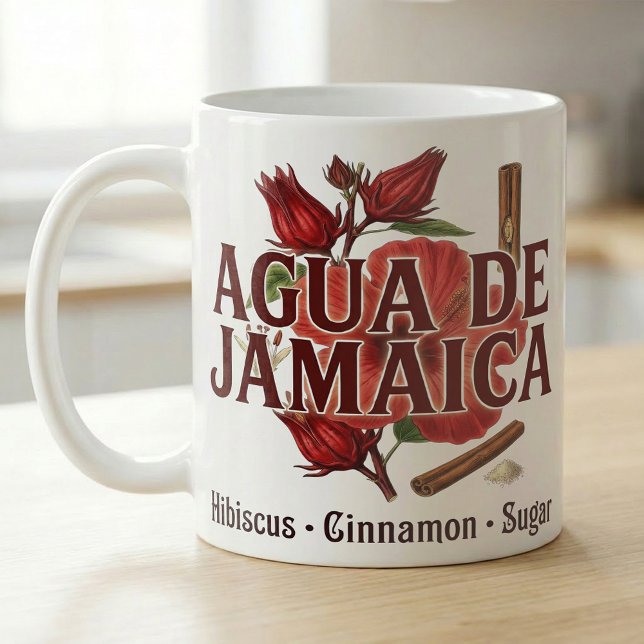 Agua de Jamaica Hibiscus Agua Fresca Recipe Kaffemugg (Skapare uppladdad)