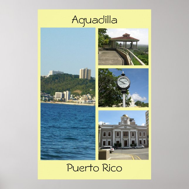 Aguadilla Puerto Rico I Poster (Framsidan)