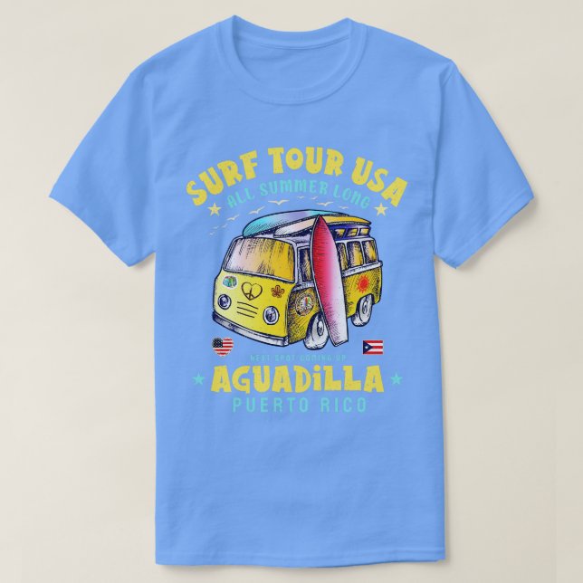 Aguadilla Puerto Rico T Shirt (Design framsida)