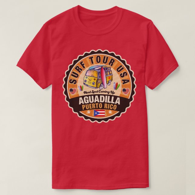 Aguadilla Puerto Rico T Shirt (Design framsida)