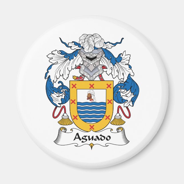 Aguado Family Crest Magnet (Framsidan)