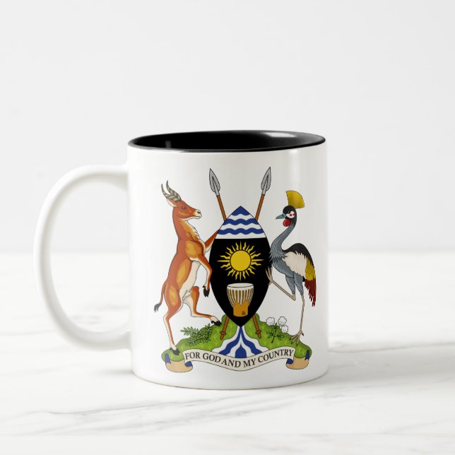 Aguanda emblem Två-Tonad mugg (Vänster)