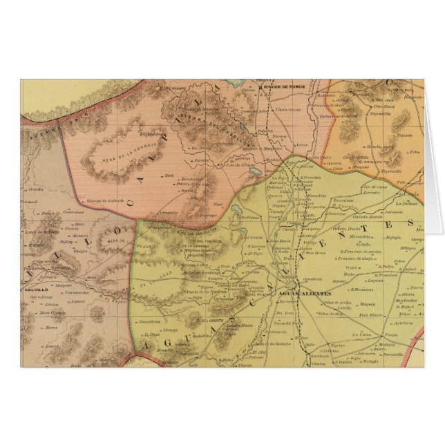 Aguascalientes Hälsningskort (Framsidan Horizontal)