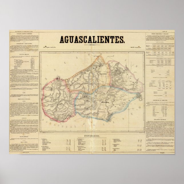 Aguascalientes, Mexiko Poster (Framsidan)