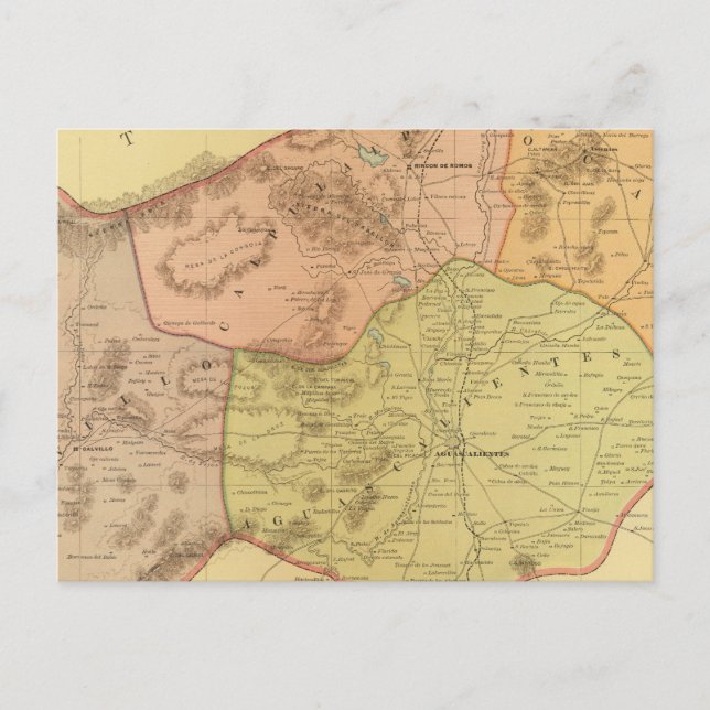 Aguascalientes Vykort (Framsida)