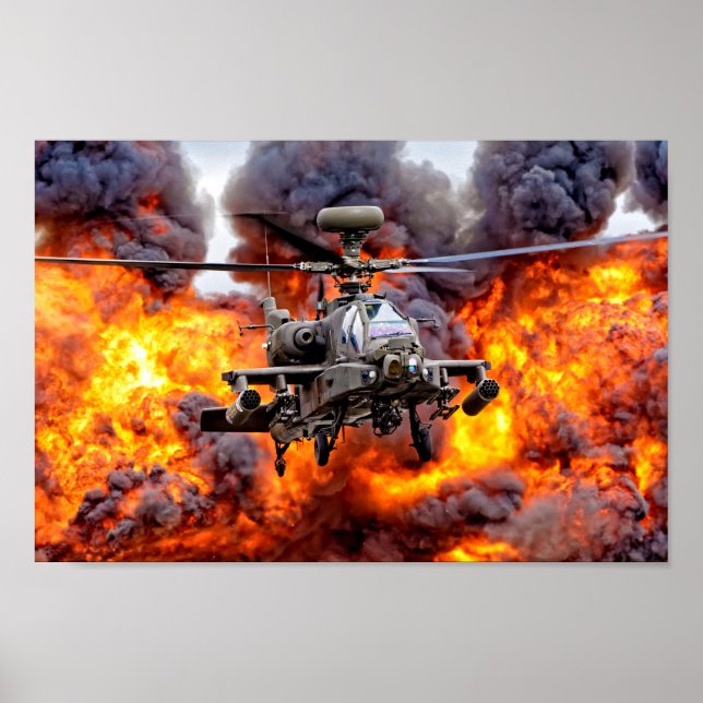 AgustaWestland Apache AH1 Poster (Framsidan)