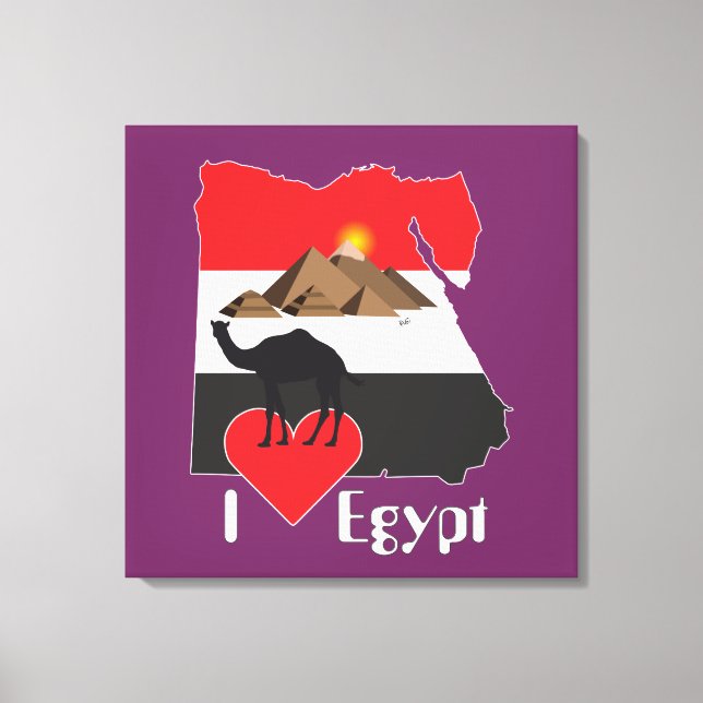 Ägypten - Egypt Leinwand Canvastryck (Framsida)