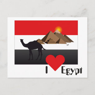 Ägypten - Egypten Postkarte Vykort